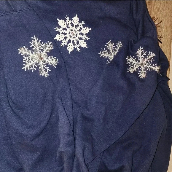 1 of a Kind Custom Handmade Ugly Christmas Sweater Womens Plus 2X 3X Mens XL XXL - Picture 3 of 8